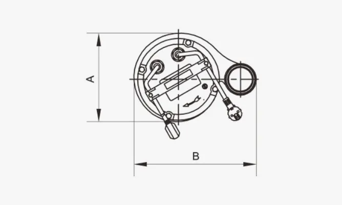 Dimensions of WQ-QG Submersible Grinder Pumps