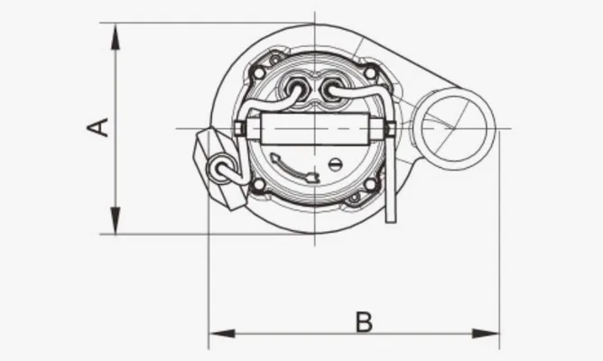 Dimensions of VSP Submersible Grinder Pumps