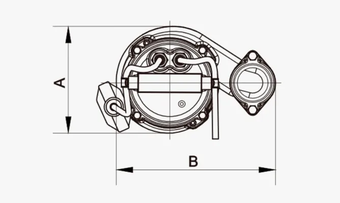 Diagram of QDX-F Small-Sized Electric Submersible Pump