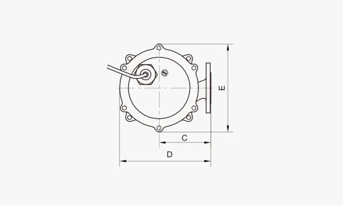 Dimensions of QX High-Head Multi Stage Submersible Pumps