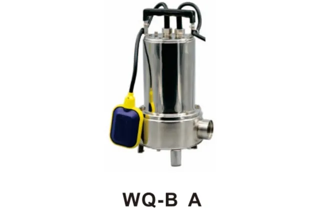 wq b submersible stainless sewage pump fengqiu crane