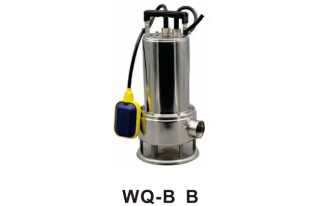 wq b submersible stainless sewage pump fengqiu crane