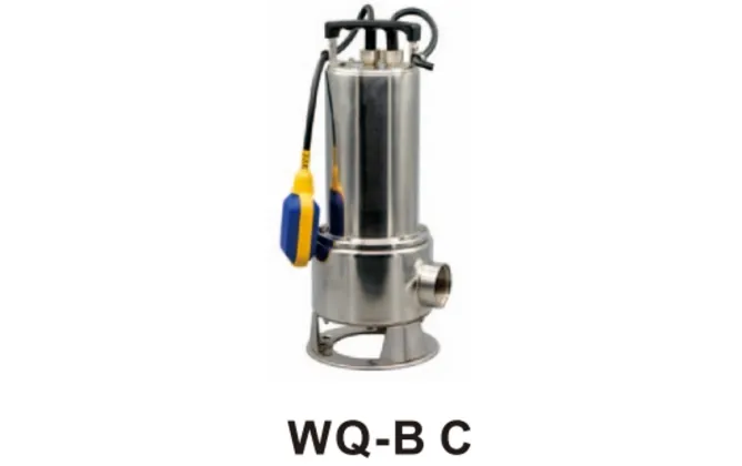 wq b submersible stainless sewage pump fengqiu crane